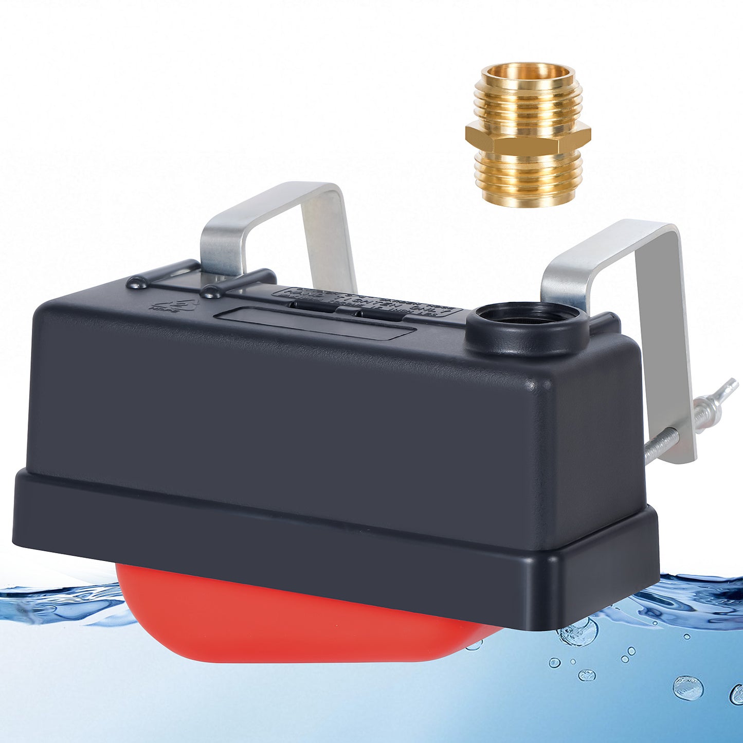 Apxton Water Trough Float Valve, Water Tank Float Valve for Livestock Horse Cattle Goat Farm, Automatic Horse Waterer for Stock Tank, Automatic Livestock Waterer for Stock Tanks