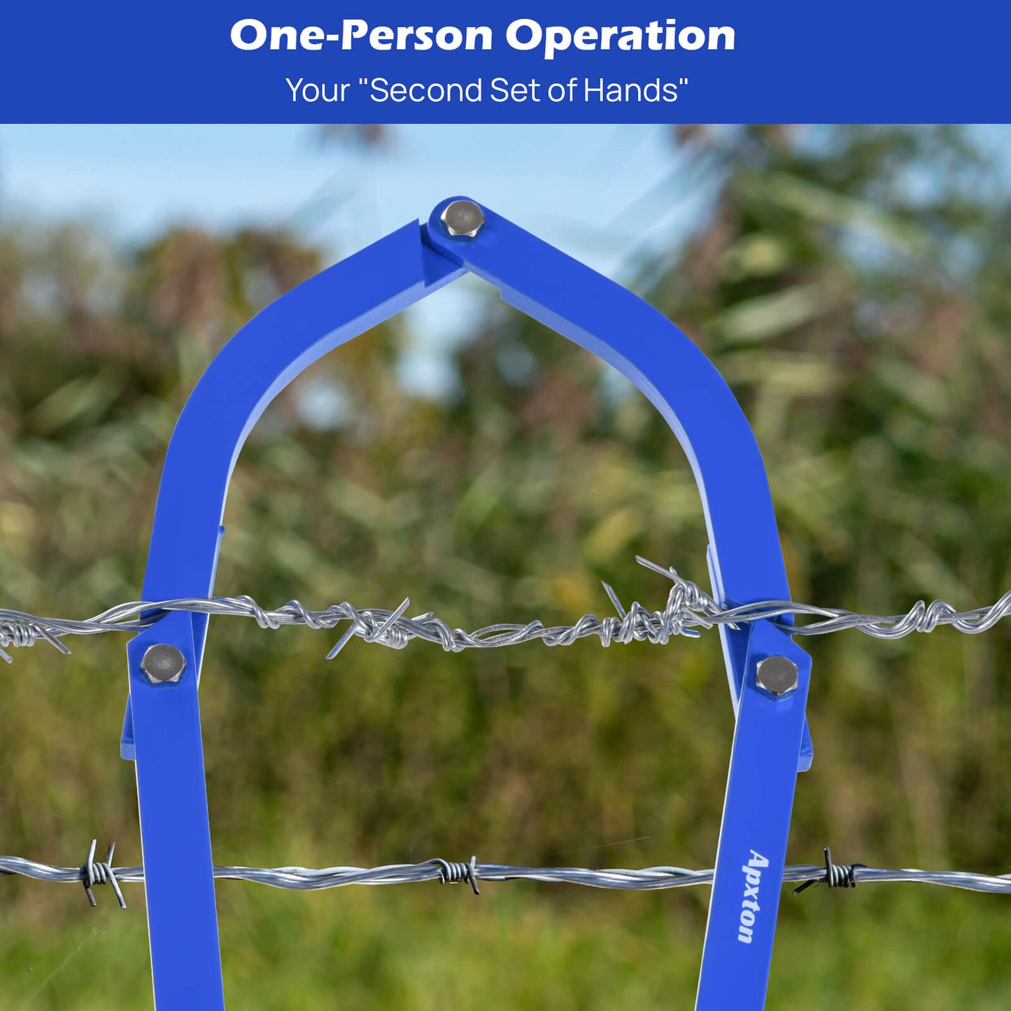 Fence Tightener, Fence Stretcher Tool for Repairing Barbed Wire Fences, Heavy Duty Barb Wire Tightener for Cattle Fences, Fencing Tools for Farm