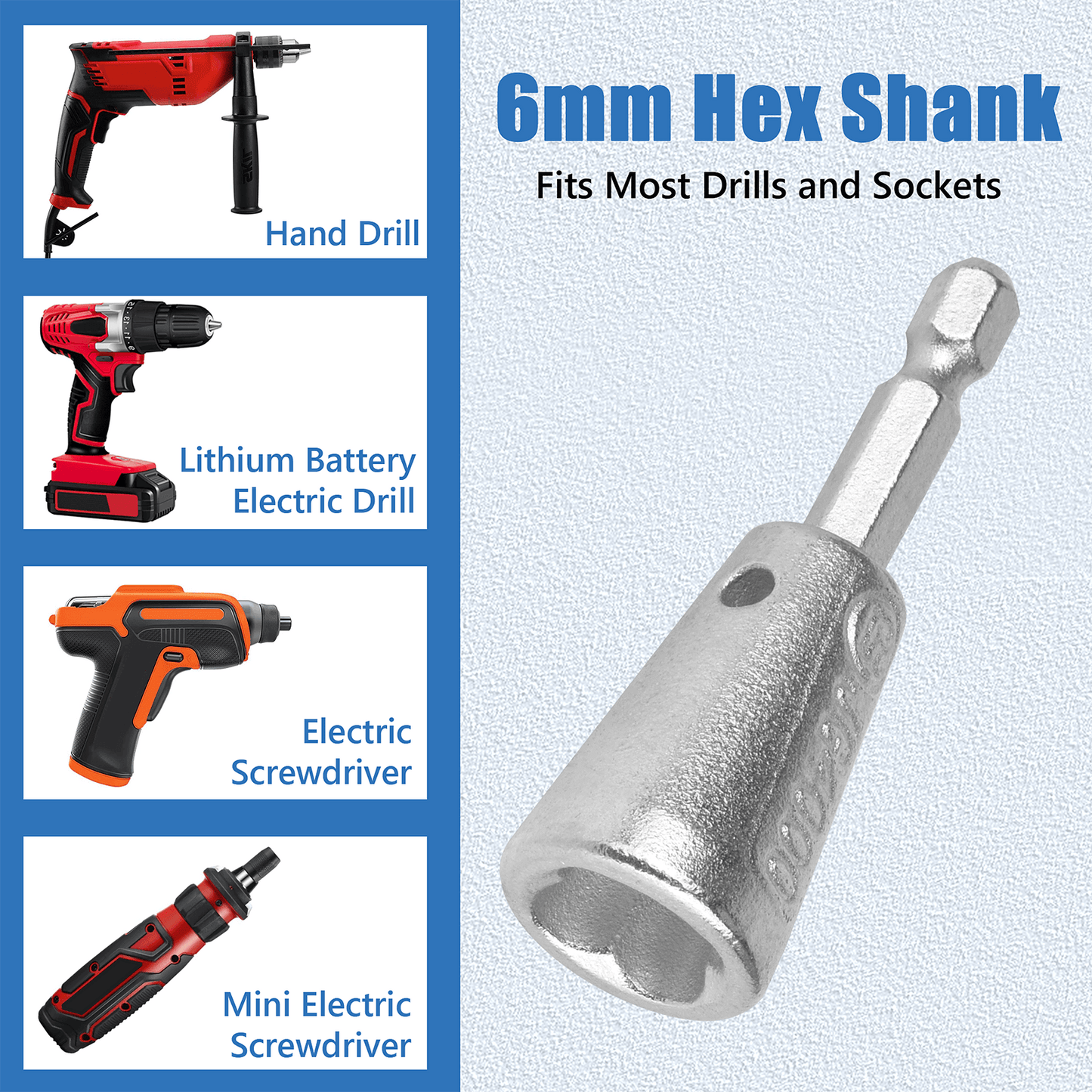 Apxton Wire Twister Tool for Drill, Wire Twisting Tool for Drill, Drill Wire Twister for Electricians, Electrical Wire Nut Twister for Drill (AWG)